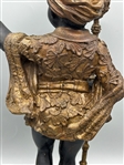 Pair Renaissance Revival Blackamoor Bronze Figural Candelabras