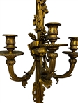Pair Bronze Louis XVI Bronze Sconces