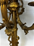 Pair Bronze Louis XVI Bronze Sconces