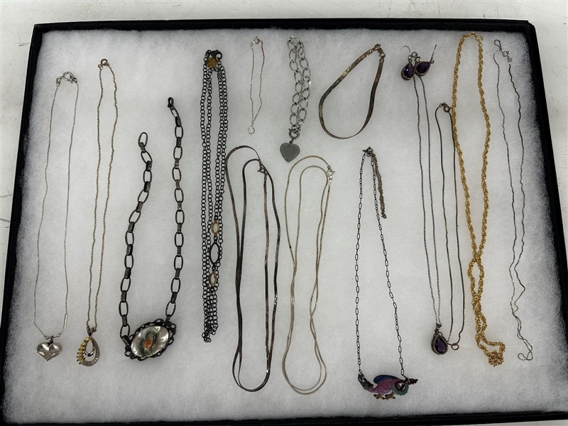 Group of Sterling Silver Jewelry