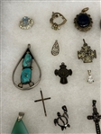 (51) Sterling Silver Pendants and Charms