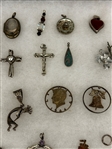 (51) Sterling Silver Pendants and Charms