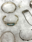 Group of Sterling Silver Jewelry