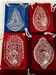 (16) Waterford Crystal Ornaments 1978-1995