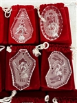 (16) Waterford Crystal Ornaments 1978-1995