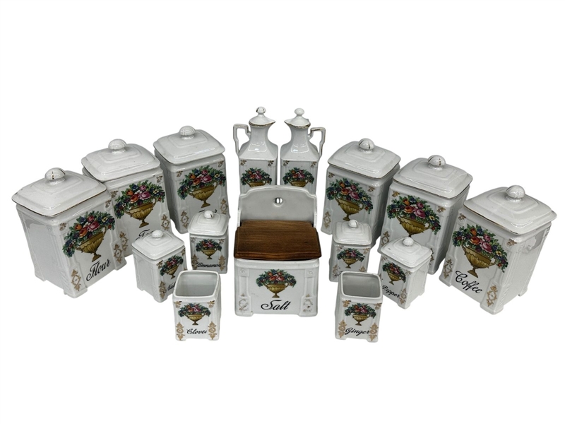 Czech Canister Set Victoria China