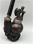 Bavarian Ulmer German Long Pipe With Decorative Bowl