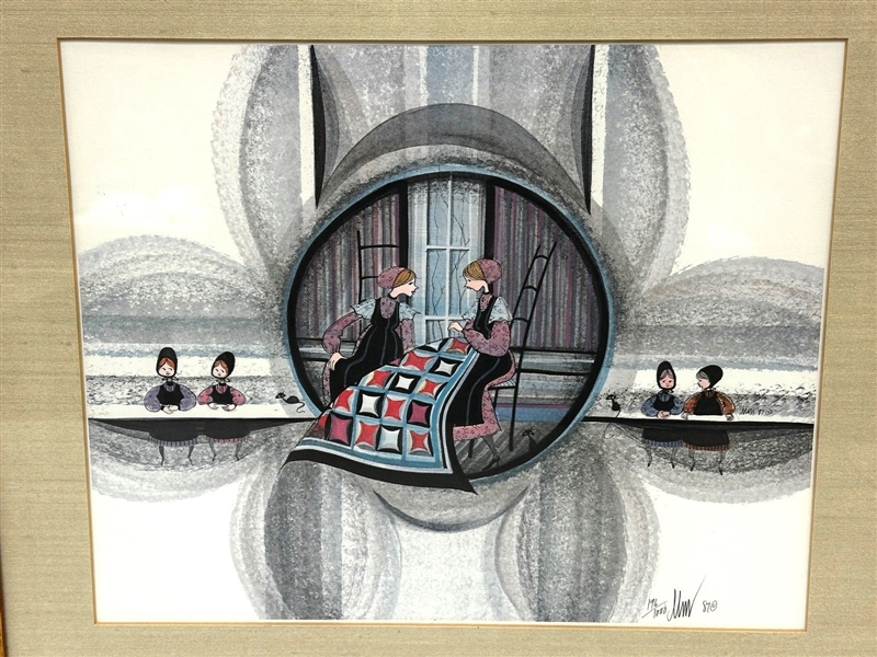 P. Buckley Moss "Labor of Love" S/N Lithograph