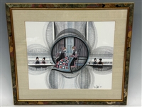 P. Buckley Moss Labor of Love S/N Lithograph