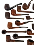 (29) Smoking Pipes and 3 Empty Boxes; Hallmark Sterling Neck, GBD, Kay Woodie, Stanwell, Many Others