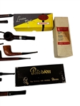 (29) Smoking Pipes and 3 Empty Boxes; Hallmark Sterling Neck, GBD, Kay Woodie, Stanwell, Many Others