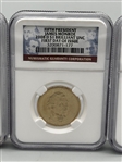 (5) James Monroe 2008-D $1 Brilliant UNC First Day Issue NGC 