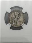 (3) Silver Dimes; 1921 Mercury NGC VG8, 2 Others