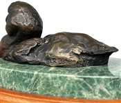 Robert Bateman Merganser Duckling Bronze Limted Edition