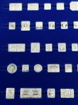 The 100 Greatest Stamps of the World Sterling Silver Miniature Collection With Booklets and COA.