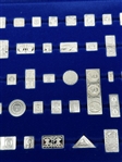 The 100 Greatest Stamps of the World Sterling Silver Miniature Collection With Booklets and COA.