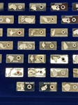 Gemstones of the World (63) Sterling Silver Ingots With Inlay Gemstones, COA and Booklets
