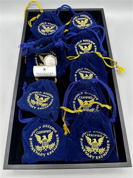 (10) $5 Rolls Ohio State Quarters Ohio Residents Only Restricted in Blue Commemorative Bags