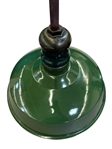 (3) Vintage Green Enamel Westinghouse Pendants and Sconces