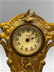 New Haven Art Nouveau Boudoir Figural Clock