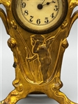 New Haven Art Nouveau Boudoir Figural Clock