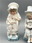 (3) German Bisque Porcelain Figures