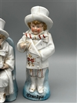 (3) German Bisque Porcelain Figures