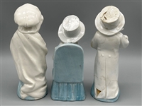 (3) German Bisque Porcelain Figures