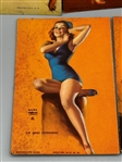 (5) 1945 Mutoscope Pin-Up Cards
