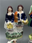 (6) Staffordshire Porcelain Figurines