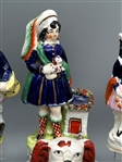 (6) Staffordshire Porcelain Figurines