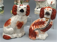(6) Staffordshire Porcelain Figurines