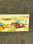 Hand Painted Persian Camel Bone Hunting Scene Framed