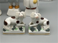 Group of German and English Small Porcelain Figurines