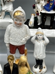 Group of German and English Small Porcelain Figurines