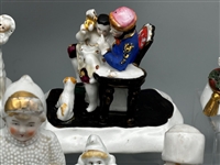 Group of German and English Small Porcelain Figurines
