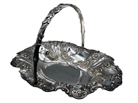 Harrison Fisher Silver Plate Sheffield Handled Bread Basket