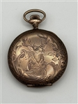 (2) Gold Filled Pocket Watches; Illinois, Excelsior