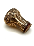 12k Gold Cane Head With Hallmarks