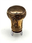 12k Gold Cane Head With Hallmarks