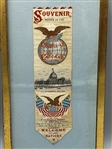 Souvenir Of World's Columbian Exposition 1893 by Thomas Stevens Silk Woven Book Mark