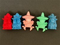 Vintage Frito Lay Bandito Muncho Buncho Erasers Pencil Toppers