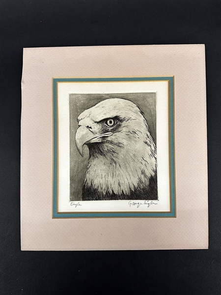 George Engle "Eagle" Etching