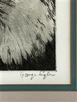 George Engle Eagle Etching