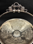 Wilcox Quadruple Silver Plate Bride's Basket