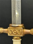 Pair Late 19th Century Dutch Naval Dirk/Daggers/Ponjaard Marine Ponjaard by E.F. Horster