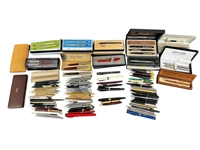 Group of Pens and Pencils, Fountain Pens (3) 14k Gold Nibs