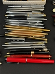Group of Pens and Pencils, Fountain Pens (3) 14k Gold Nibs