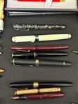 Group of Pens and Pencils, Fountain Pens (3) 14k Gold Nibs