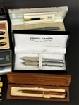 Group of Pens and Pencils, Fountain Pens (3) 14k Gold Nibs